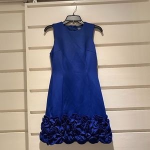 Donna Ricco Ruffle Hem Sleeveless Dress NWT